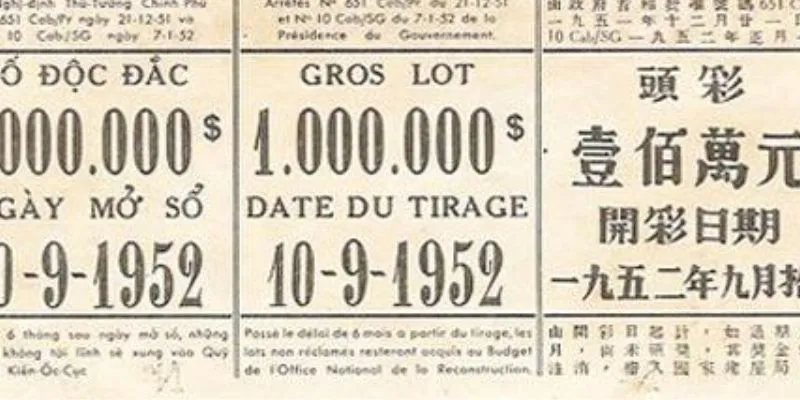 Lịch sử ra đời của xổ số kiến thiết