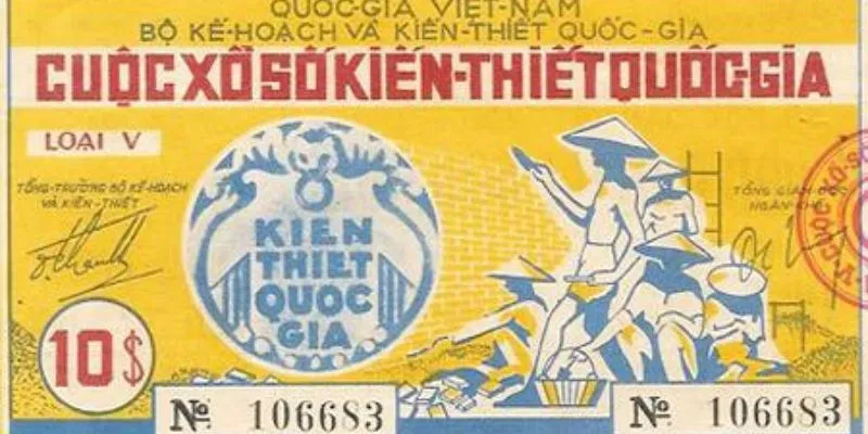 Vé xổ số kiến thiết quốc gia Việt Nam