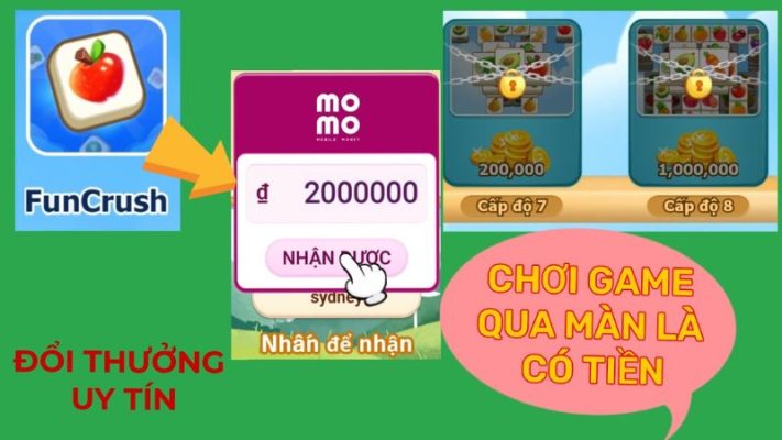 Chơi game kiếm tiền rút về momo tại Gemwin an toàn bảo mật cao