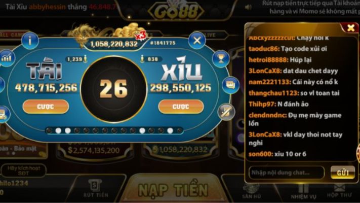 Gemwin là một trong những sàn game uy tín thể tham gia tài xỉu đổi thưởng