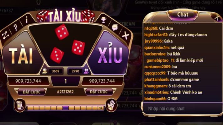  Game Tài xỉu tại Gemwin đang trở thành một trong những trò chơi được ưa chuộng nhất